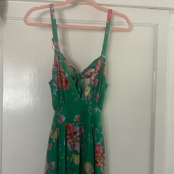 Yumi Kim Green Ruffled Wrap Maxi Dress - Picture 5 of 11